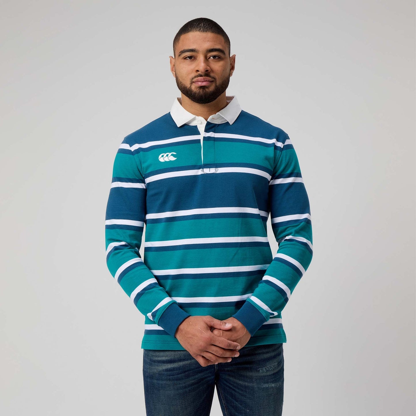 CANTERBURY - MENS - Engineered Stripe Rugby LS