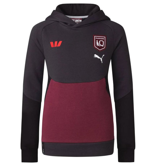 2025 QLD Maroons Team Hoodie - PUMA