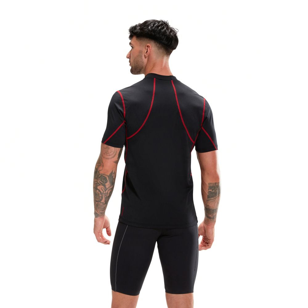 SPEEDO - Mens Tech Short Sleeve Rash Top