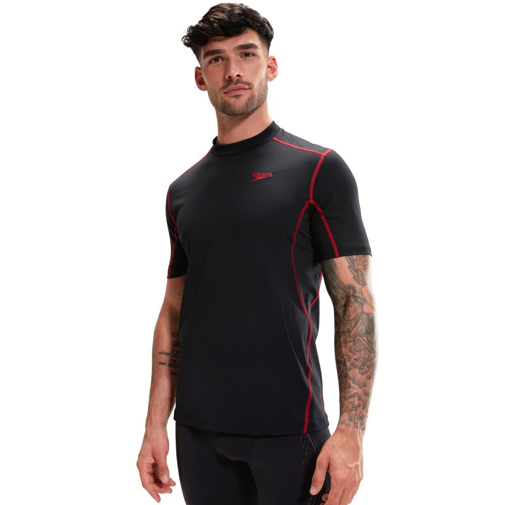 SPEEDO - Mens Tech Short Sleeve Rash Top