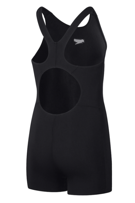 SPEEDO - Girls - Essential Endurance+ Legsuit BLACK/WHITE LOGO