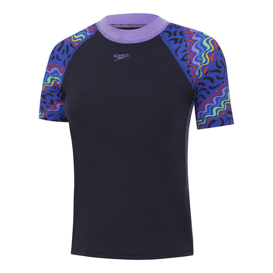 SPEEDO - Girls - Short Sleeve Print Rash Top