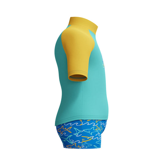 SPEEDO -Infant Boys - SS Digi Rash Top Set 8-00384416243