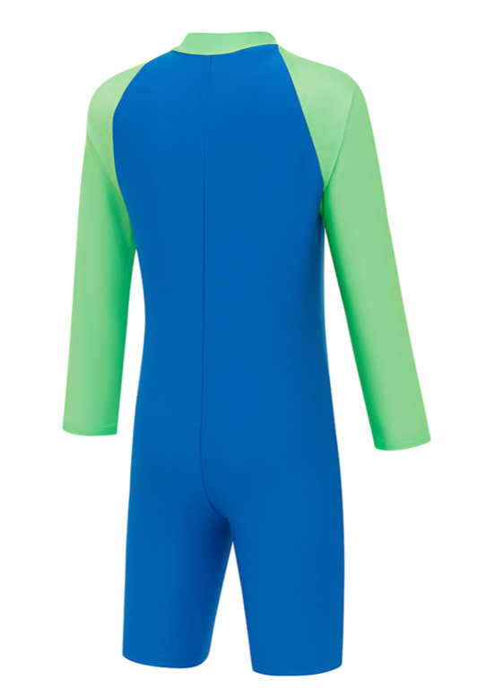 Toddler Boy Long Sleeve Zip Sunsuit