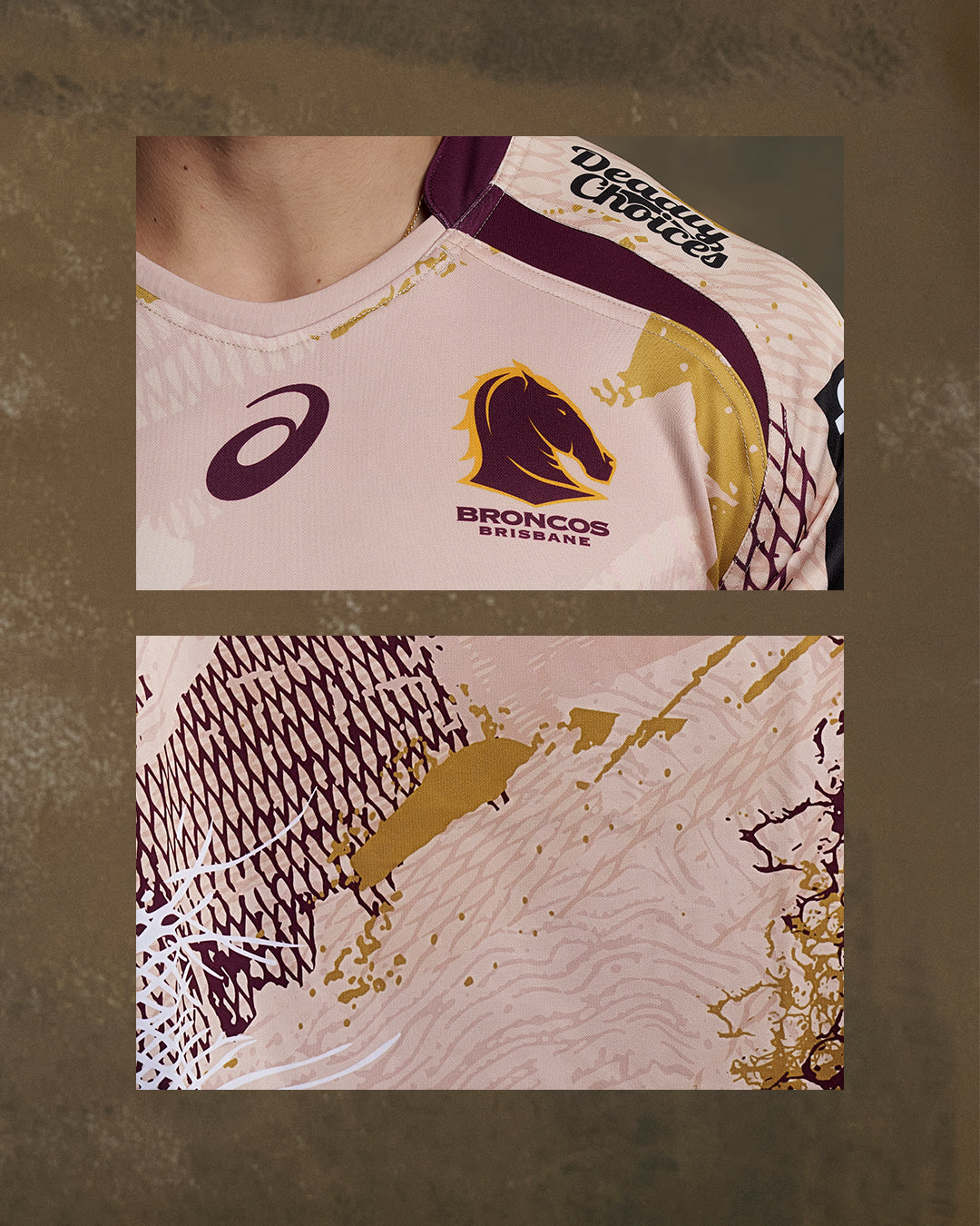 BRISBANE BRONCOS 2025 REP INDIGENOUS JERSEY
