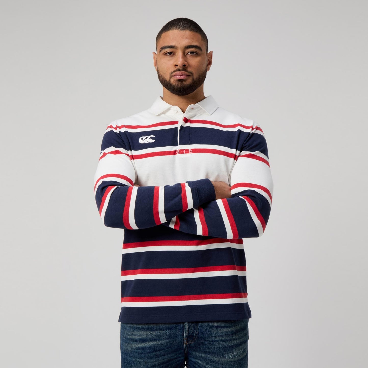 CANTERBURY - MENS - Engineered Stripe Rugby LS