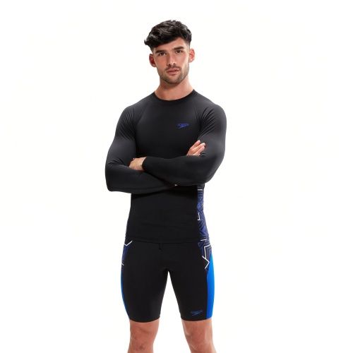 SPEEDO - Mens ECO END+ Splice Long Sleeve Rash Top