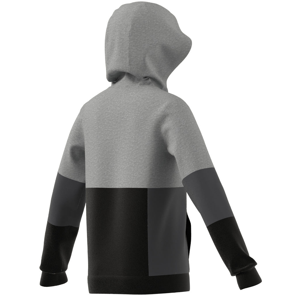 ADIDAS -  COLOUR BLOCK FULL ZIP HOODIE