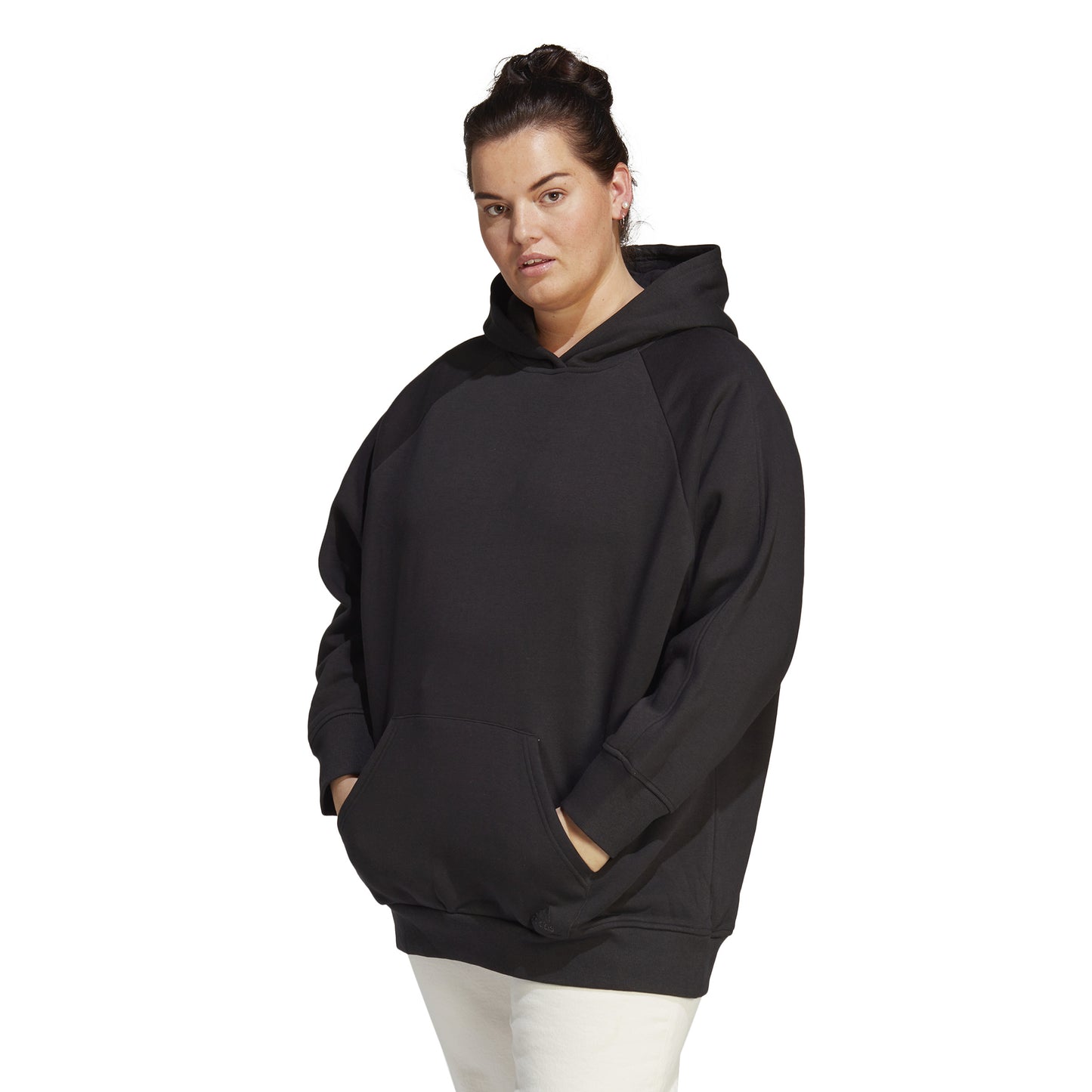 ADIDAS W ALL SZN Fleece Boyfriend Hoodie (Plus Size)