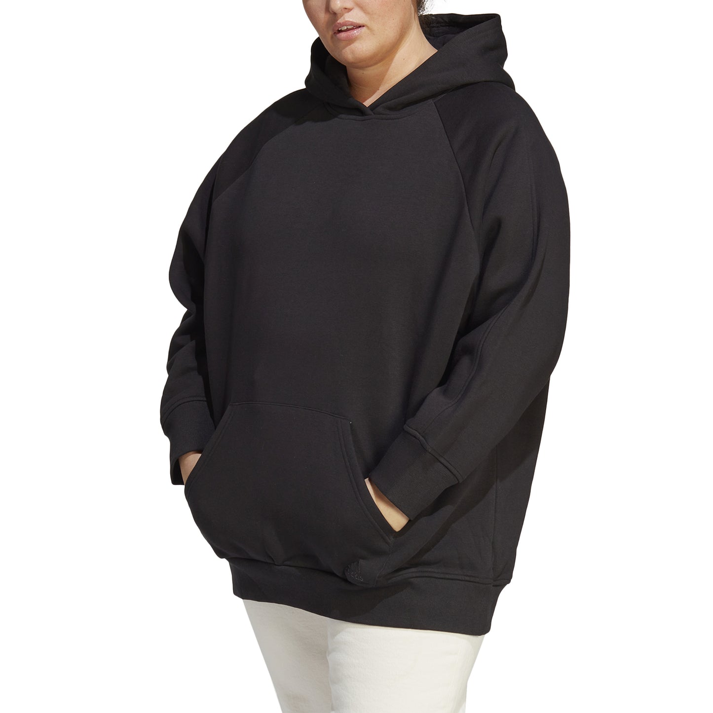 ADIDAS W ALL SZN Fleece Boyfriend Hoodie (Plus Size)