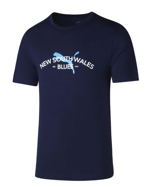 PUMA - MENS - 2024 NSW Blues Graphic Tee