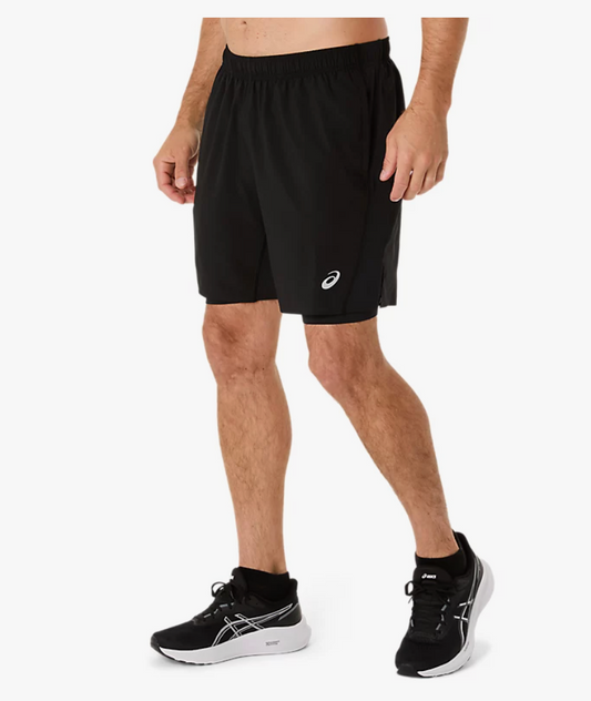 ASICS - SILVER 2 IN 1 - 7INCH SHORT - MENS