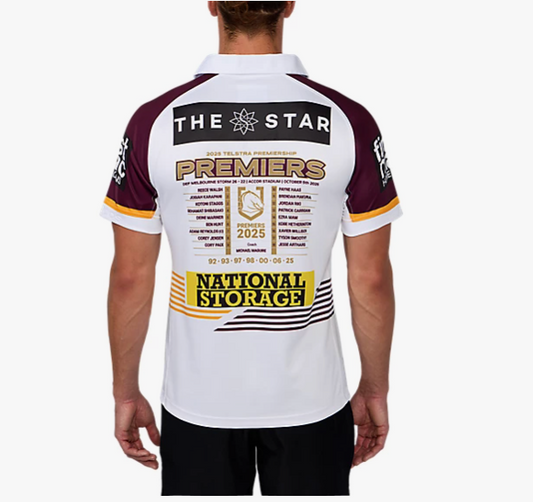 Asics - Brisbane Bronco's - 2025 Premiers JERSEY - Men's