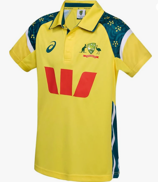 Asics - Cricket Australia 2025/26 ODI Home Shirt SS - Junior