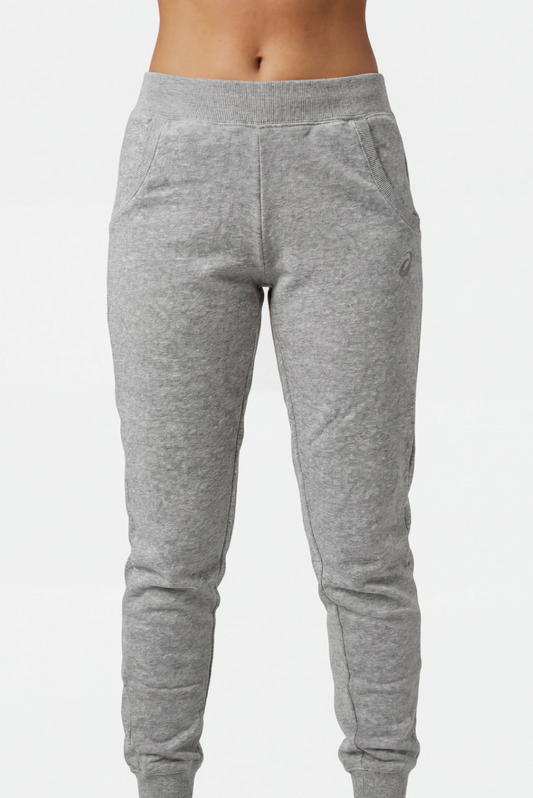 Asics - Women's - Fleece Cuff Pant - Black / Grey 2032D230