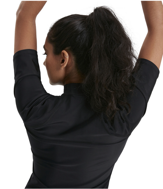 SPEEDO - Women's - Short Sleeve Rash Top - Black