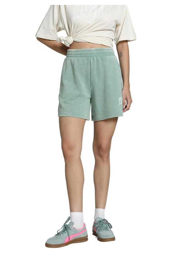 Puma - Women's - Classics Washed Shorts 5"