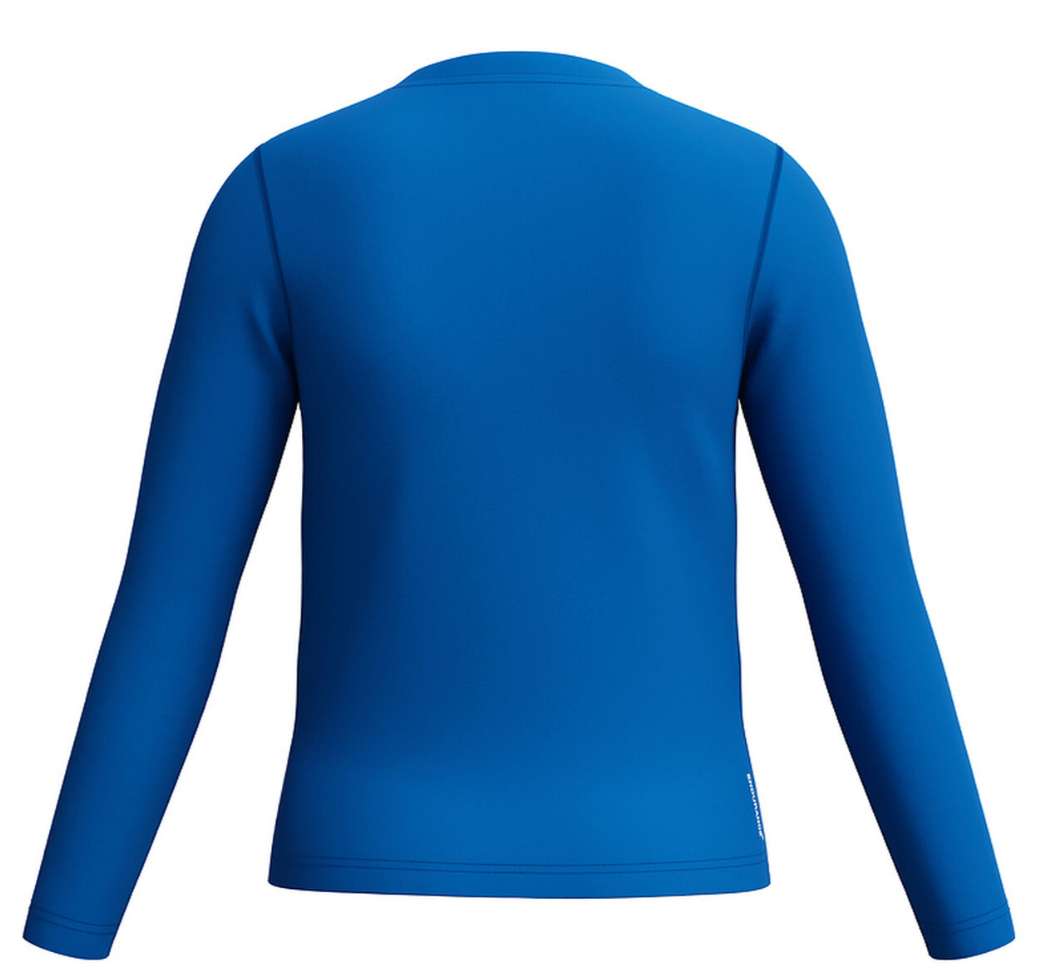 Unisex Long Sleeve Logo Rashguard - Blue