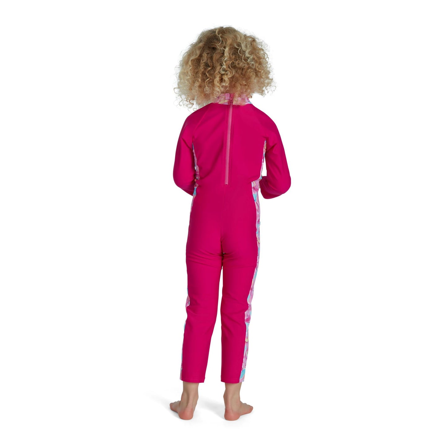 SPEEDO Toddler Girls LS All-In-One Sun Suit