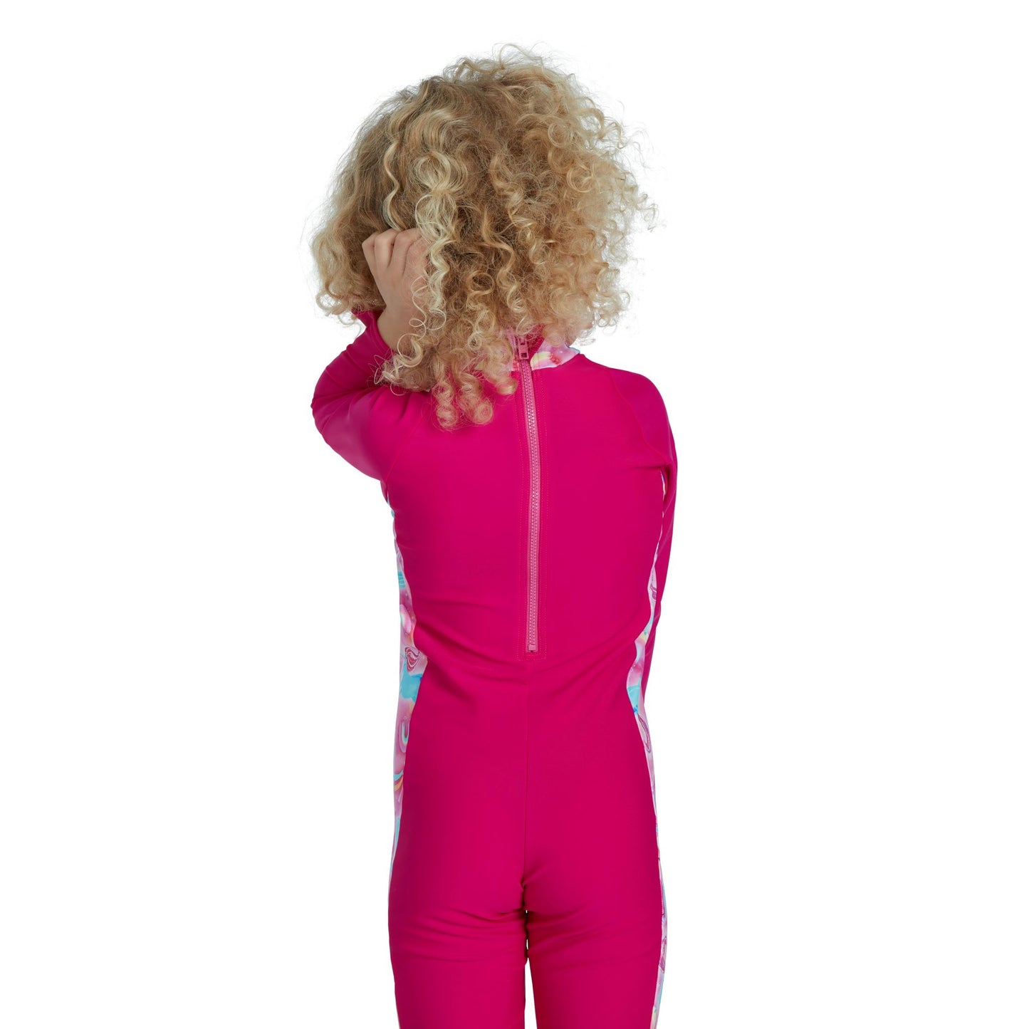 SPEEDO Toddler Girls LS All-In-One Sun Suit