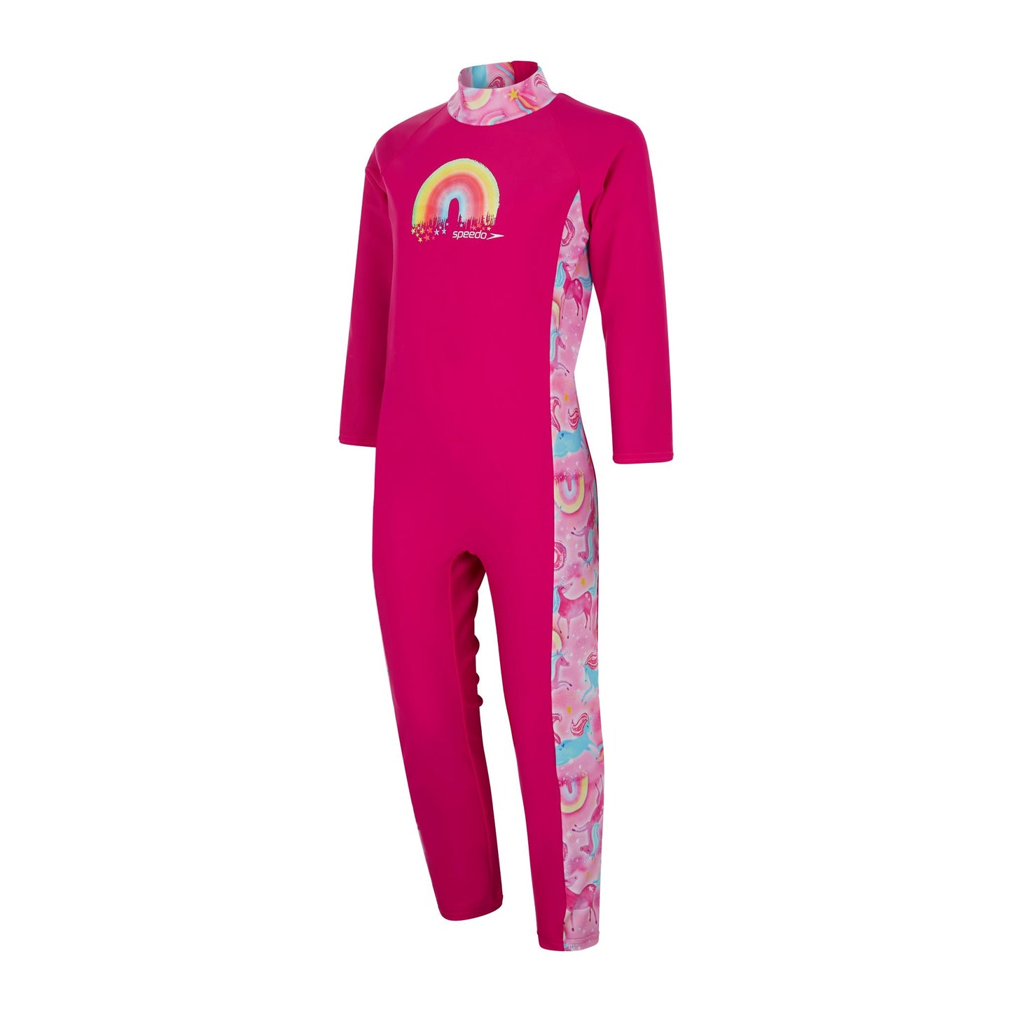 SPEEDO Toddler Girls LS All-In-One Sun Suit