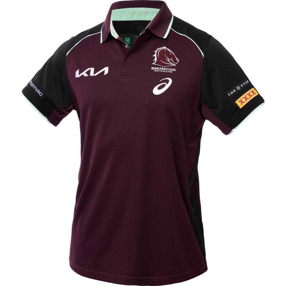 2025 BRISBANE BRONCOS TRAINING POLO - Mens