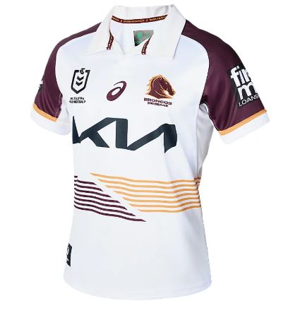 BRISBANE BRONCOS 24 REPLICA AWAY JERSEY - MENS