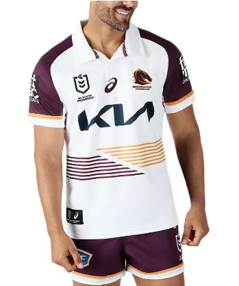 BRISBANE BRONCOS 24 REPLICA AWAY JERSEY - MENS