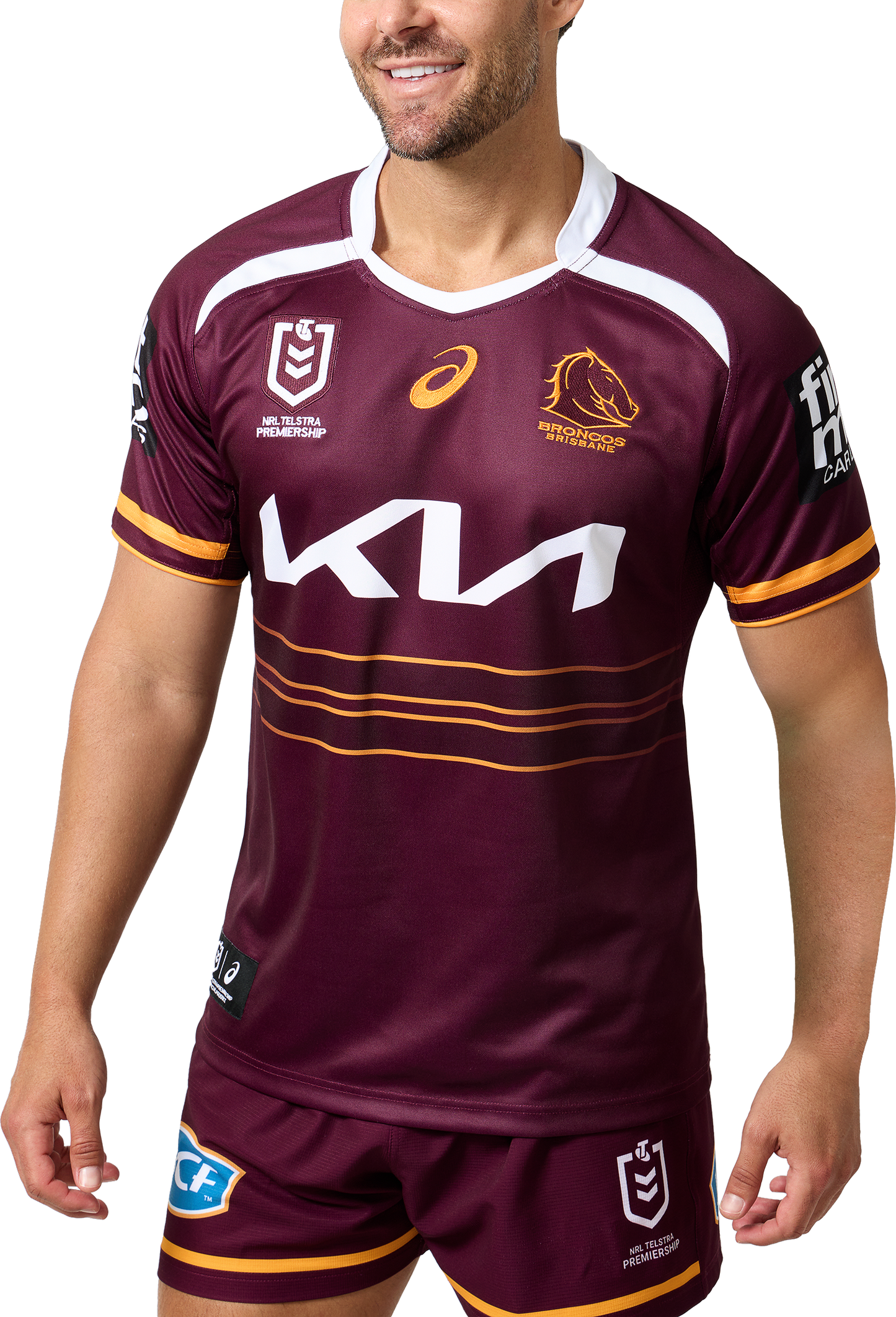 BRISBANE BRONCOS 25 REPLICA HOME JERSEY - MENS