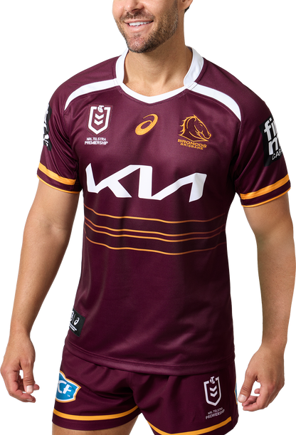 BRISBANE BRONCOS 25 REPLICA HOME JERSEY - MENS
