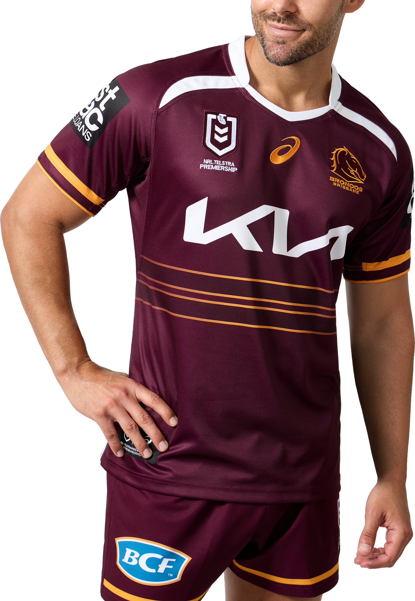 BRISBANE BRONCOS 25 REPLICA HOME JERSEY - MENS