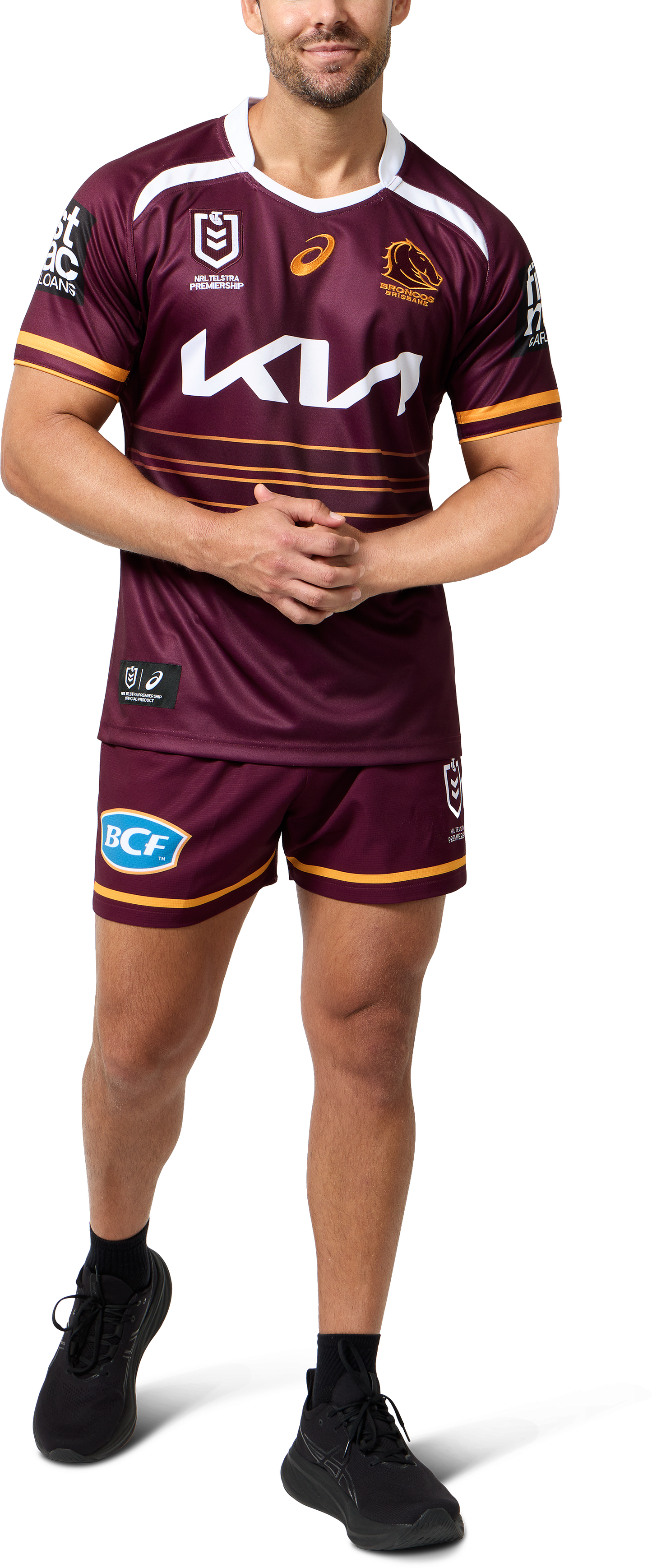 BRISBANE BRONCOS 25 REPLICA HOME JERSEY - MENS