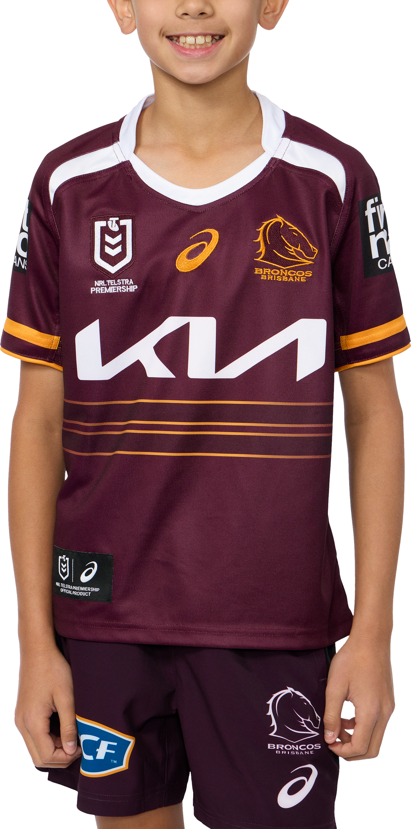 BRISBANE BRONCOS 25 REPLICA HOME JERSEY - Youth