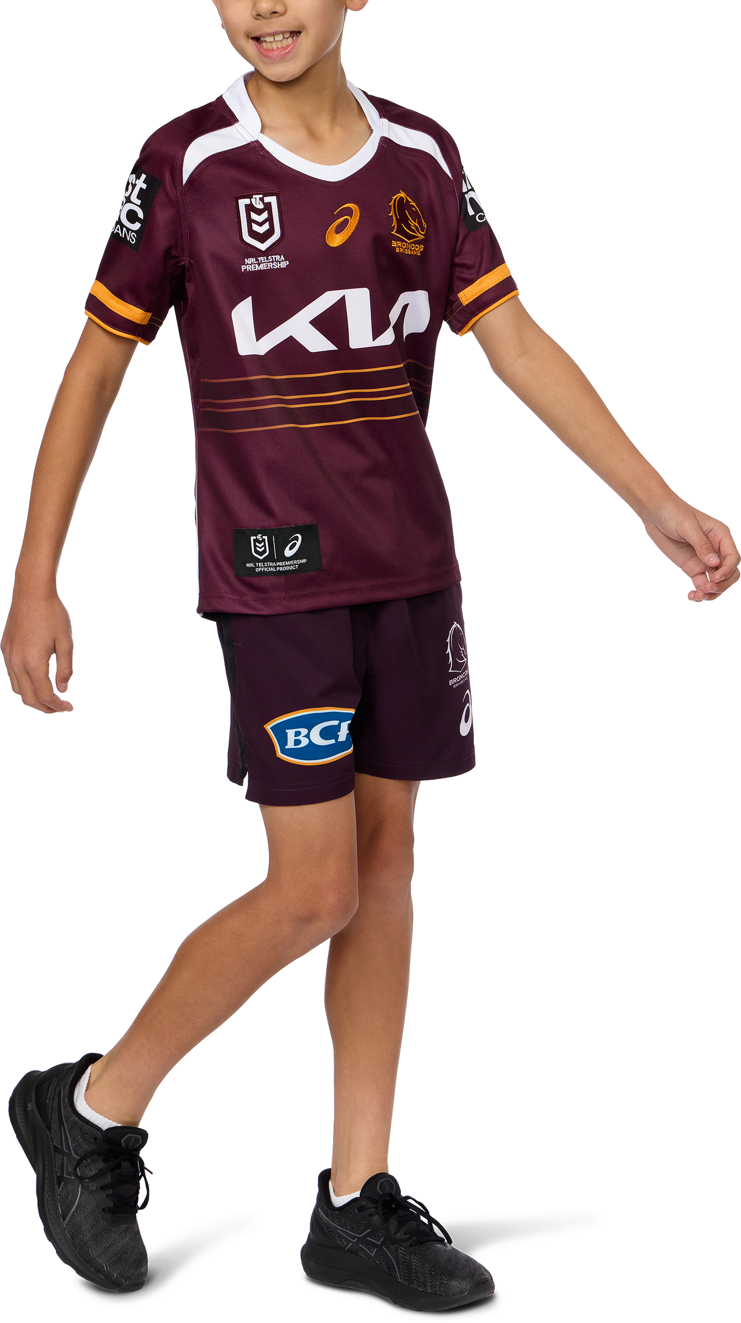 BRISBANE BRONCOS 25 REPLICA HOME JERSEY - Youth