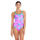 ZOGGS - WOMENS - Sirene Sparkle SILVER LINED STRIKEBACK SWIMSUIT