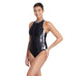 ZOGGS - WOMENS - Shimmer ZIP ONE PIECE SWIMSUIT