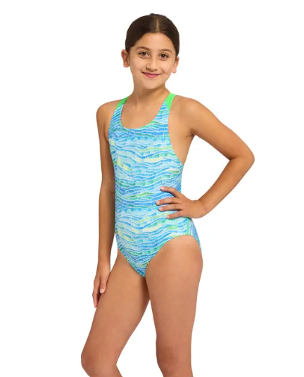 Fishdom Flyback Swimsuit - Junior Girls