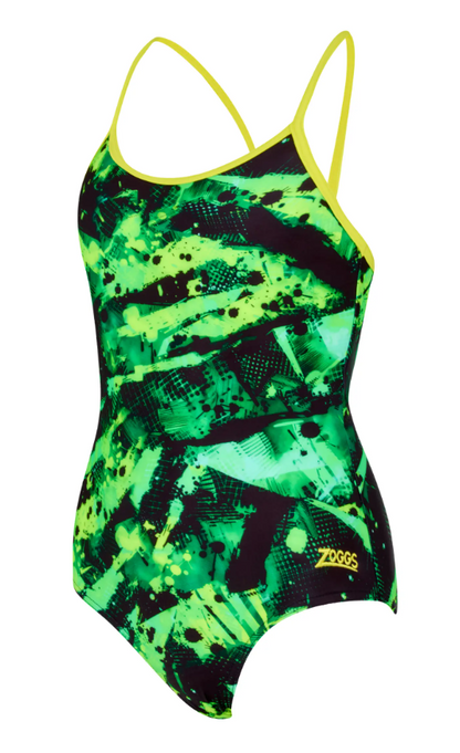 ZOGGS - GIRLS -  Sprintback One Piece - Greengame