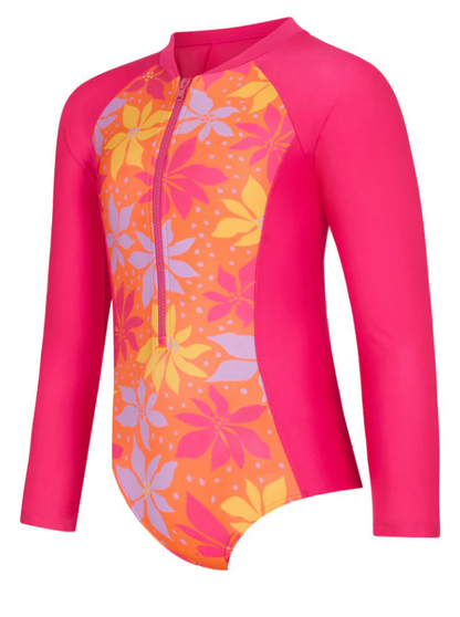 ZOGGS - Junior Girls - Long Sleeve Paddle Suit - WAIKIKI