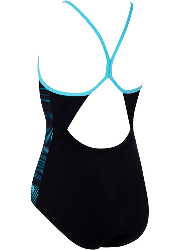 ZOGGS - GIRLS -  Sprintback One Piece - Extend Light Blue