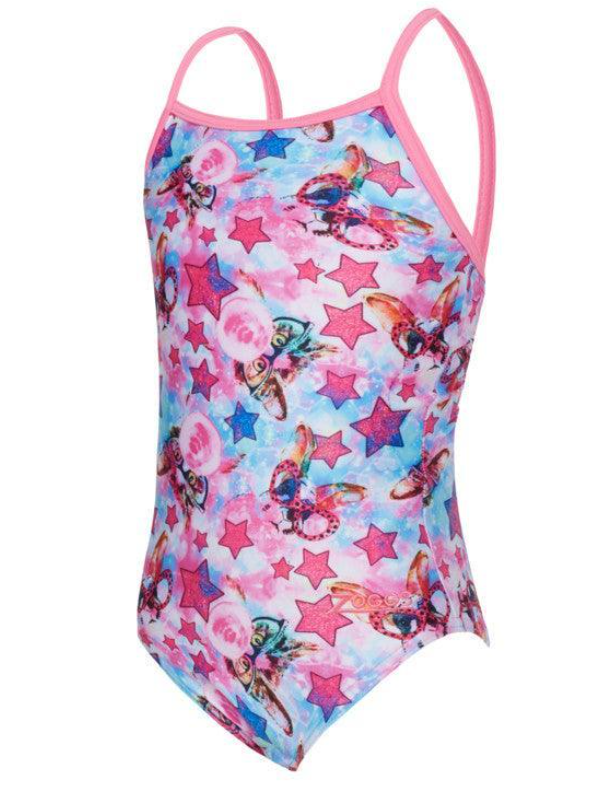 ZOGGS - Girl - Star Party Yaroomba Floral One Piece SIZE 2 ONLY