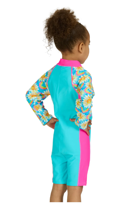 ZOGGS  - GIRLS - Daisy LONG SLEEVE ALL IN ONE SUIT