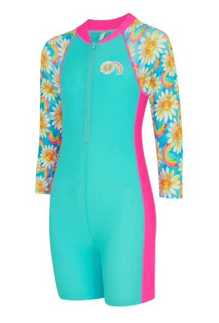 ZOGGS  - GIRLS - Daisy LONG SLEEVE ALL IN ONE SUIT