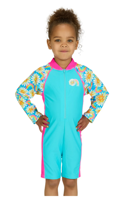 ZOGGS  - GIRLS - Daisy LONG SLEEVE ALL IN ONE SUIT