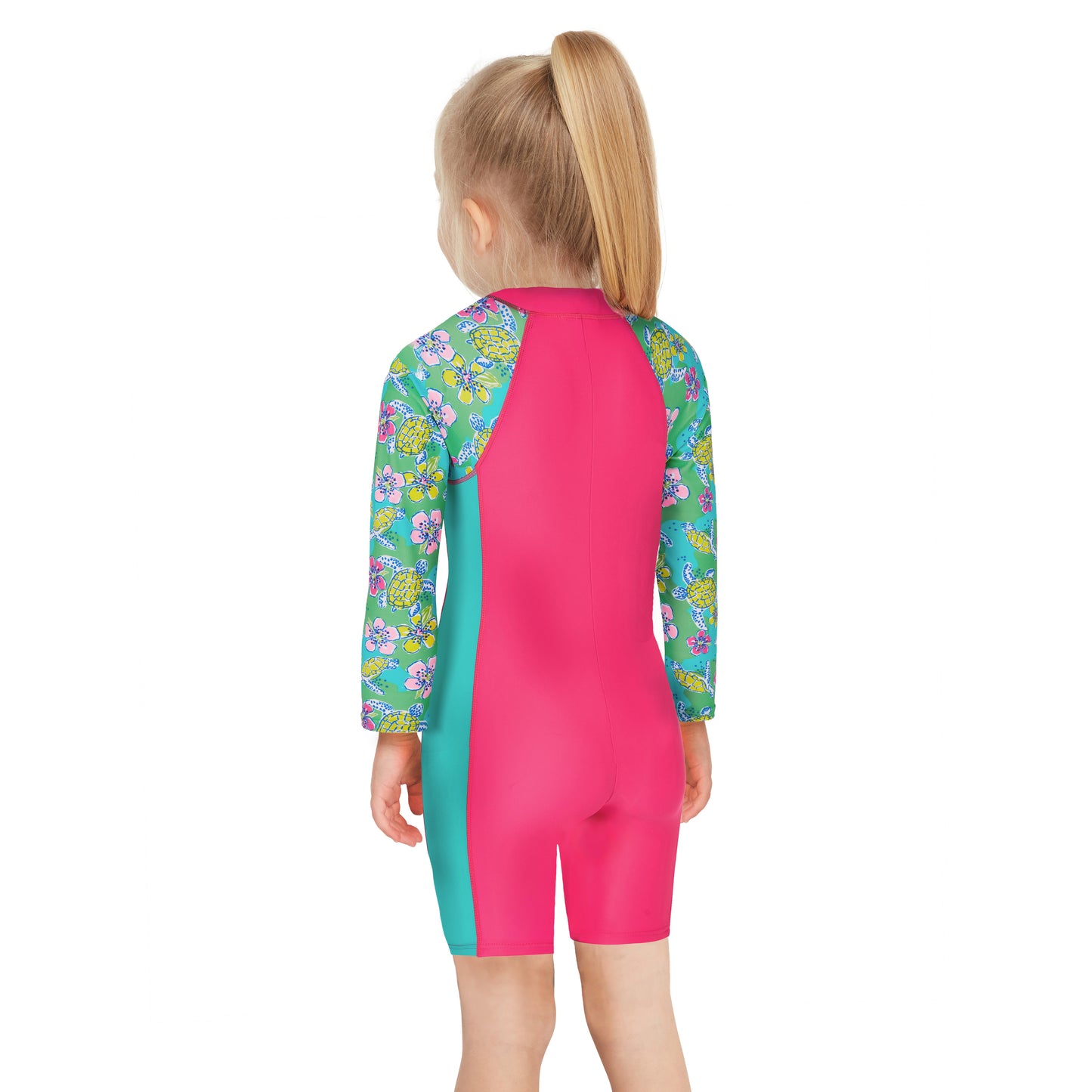 ZOGGS - GIRL - Turtles LONG SLEEVE ALL IN ONE SUIT