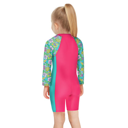 ZOGGS - GIRL - Turtles LONG SLEEVE ALL IN ONE SUIT