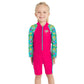 ZOGGS - GIRL - Turtles LONG SLEEVE ALL IN ONE SUIT