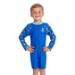 ZOGGS (ONLY 2 AVAILABLE) - BOYS - Hippo LONG SLEEVE ALL IN ONE SUIT