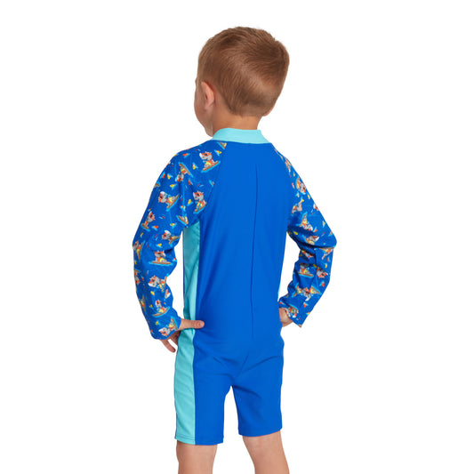 ZOGGS (ONLY 2 AVAILABLE) - BOYS - Hippo LONG SLEEVE ALL IN ONE SUIT