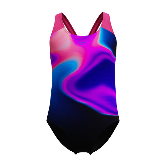 SPEEDO - GIRLS - Junior Girls Eng Print Splashback 1pc 8-002625002
